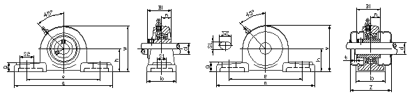 mounted bearing unit