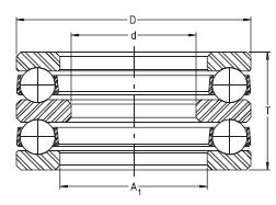 axial ball bearings